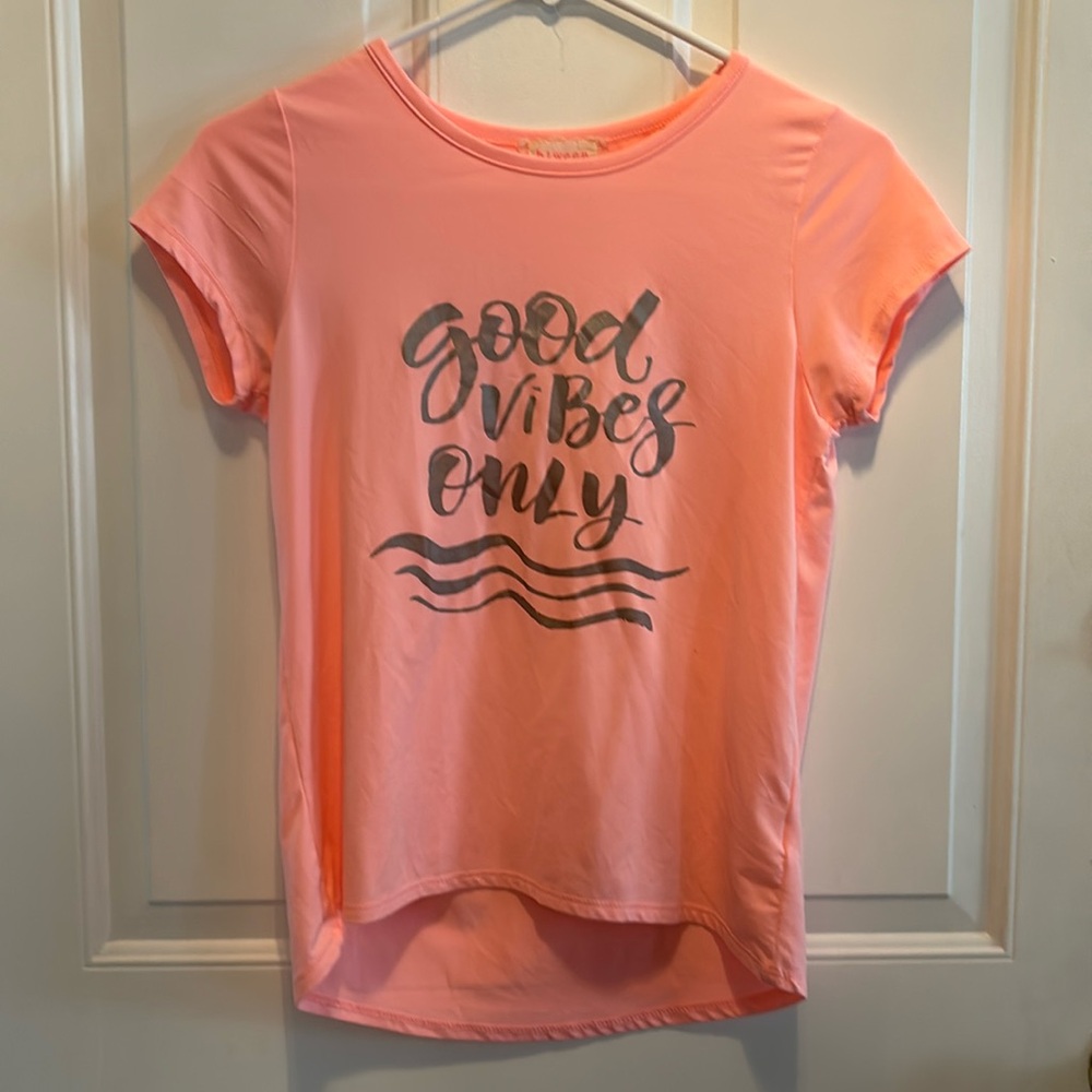 pink athletic t-shirt - girls 12